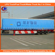 Heavy Duty 40feet Vorhang Side Semi Trailer Getränke Anhänger